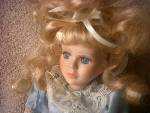 Beautiful porcelain darling doll