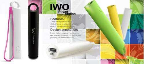 POWER BANK 2400mAh IWO with LED Torch-MOST POPULAR