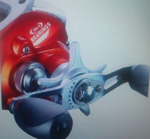 LV100 Baitcasting Reel 10+1 Ball Bearings Carp Fishing Gear Right Hand Fishing reel ORANGE
