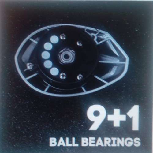 Baitcasting Fishing Reels Right Hand Magnetic Tuned Brake Low Profile 9BB + one-way clutch bearing