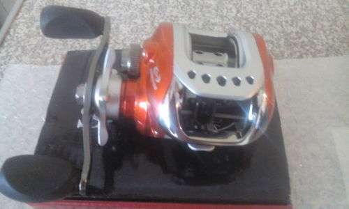 LV100 Baitcasting Reel 10+1 Ball Bearings Carp Fishing Gear Right Hand Fishing reel ORANGE