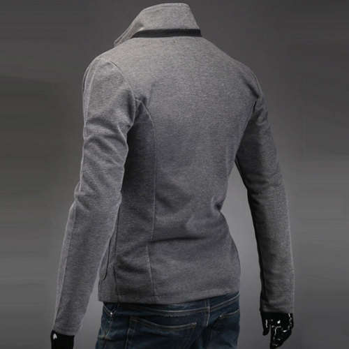 Men's Casual Dark Grey Coat