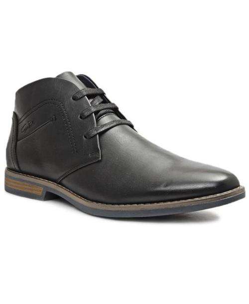 MEN'S LACE UP BOOTS - BLACK