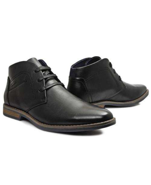 MEN'S LACE UP BOOTS - BLACK