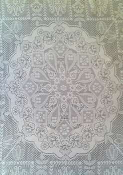 Lovely Vintage Cream Lace Tablecloth