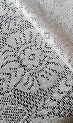 Lovely Vintage Cream Lace Tablecloth