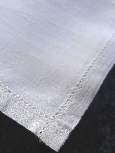 Six boxed vintage Irish linen gents hankies