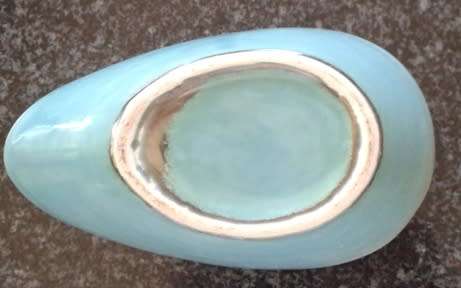 Avocado-shaped Linnware / Linn Ware Style Serving Bowl