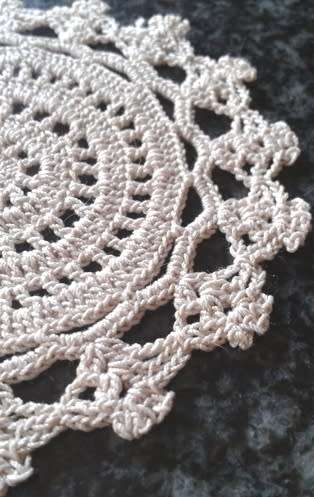 Six vintage crochet coaster doilies