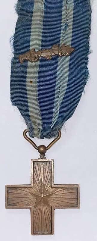 ITALIAN MERIT CROSS AND ETHIOPY AFRICA MEDAL