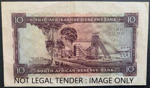 MH DE KOCK  : TEN POUNDS 19.11.58 RD ISSUE (D4 / 408 343)