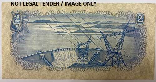 S.A 2 Rand Replacement Note, Y3/640031 Signed Gov. De Jongh, 3rd Issue.