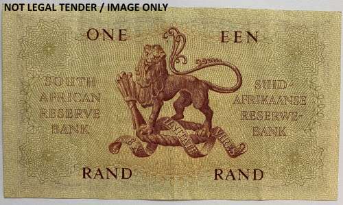 SA 1 Rand Note signed Gov. G. Rissik, No: A118/881826, 1st Issue "Condition as per actual image".
