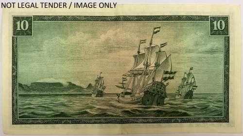 SA 10 Rand Note Gov. G. Rissik 2nd Issue C4/343393 "condition as per image".