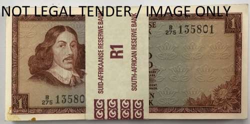 Gov. T.W. De Jongh, Uncirculated 100X R1 2nd Consequential Notes, No's: B275/135801 - B275/135900.