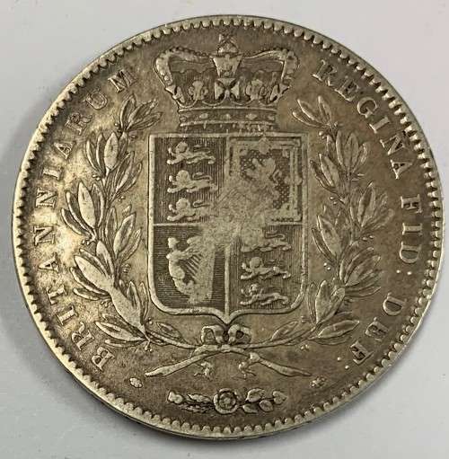 1845 Victoria Young Head Silver Cover Fine.