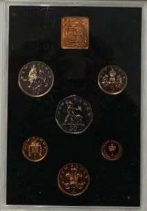 Queen Elizabeth II 1978 UK and Northern Ireland Coin Collection.