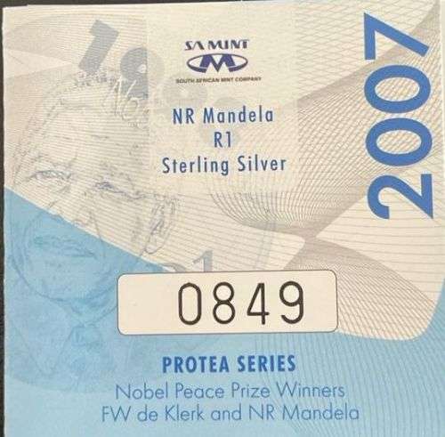 2007 PROTEA R1 : PROOF NELSON MANDELA (CERT 849)