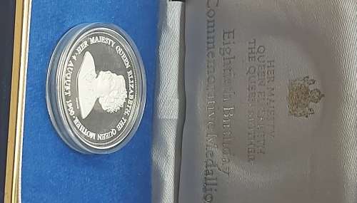 HER MAJESTIES 80TH ANNIVERSARY COIN