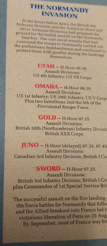 50TH ANNIVERSAY D DAY 50 PENCE COIN IN FOLDER