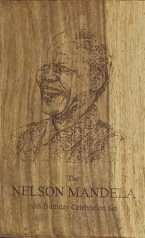 Mandela Engraved Coin Box - 90th Birthday