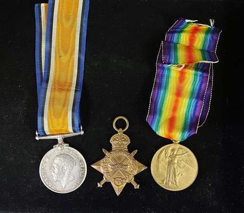 3 X WW1 MEDALS FOR: WAE SMITH