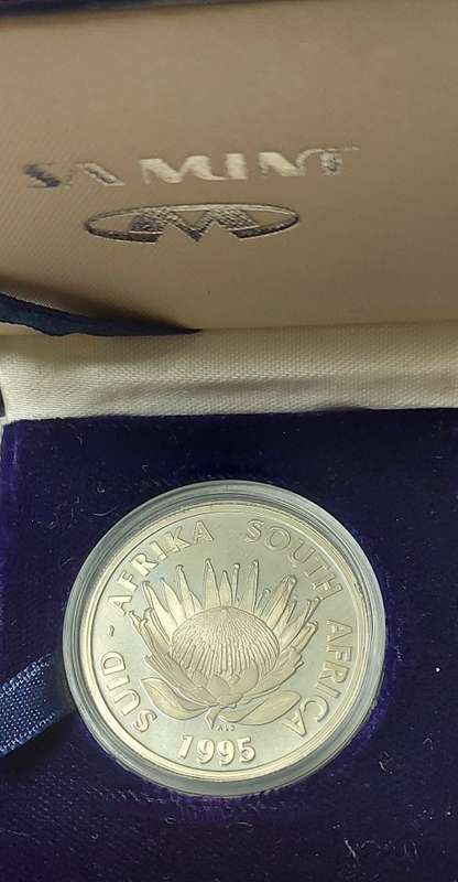 1995 SILVER R1 PROTEA COIN