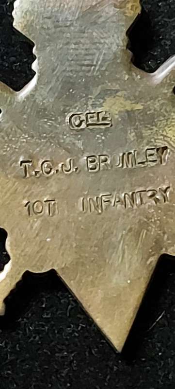 BRITISH WW1 STAR MEDAL : CPL T.C.J. BROMLEY 10TH INFANTRY