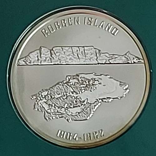 2008 REAL SILVER LAURETTES OF THE NOBEL PRIZE:  NELSON MANDELA COMMEMORATIVE MEDAL