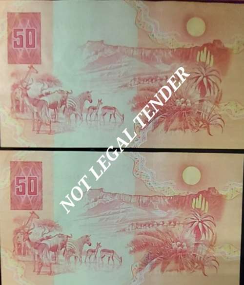 2 x SEQUENTIAL SOUTH AFRICAN REPLACEMENT  R50 NOTES
