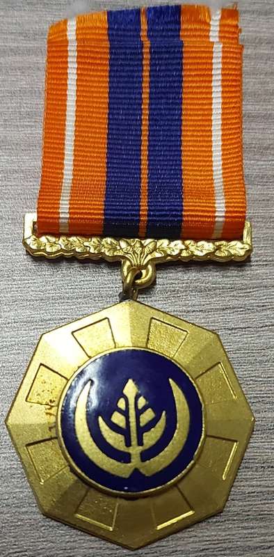 1  X PRO PATRIA MEDAL WITH NUMBER 94351