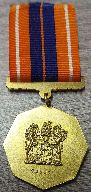 1  X PRO PATRIA MEDAL WITH NUMBER 94351