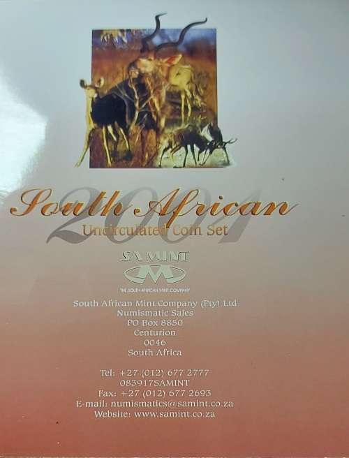1 x 2001 SOUTH AFRICAN UNCIRCULATED COIN SET