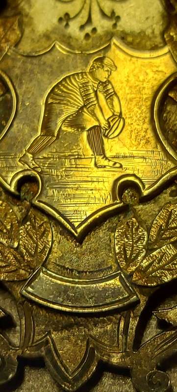 SILVER PIRATES RUGBY FOOTBALL CLUB 1914 BADGE