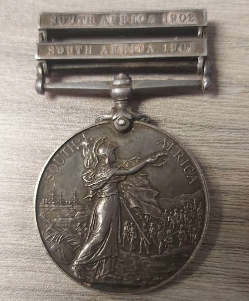 QSA AND KSA WITH CLASPS FOR 13141 SEJT C.T LE FOUR A.S.C + SONS OF ENGLAND MEDAL