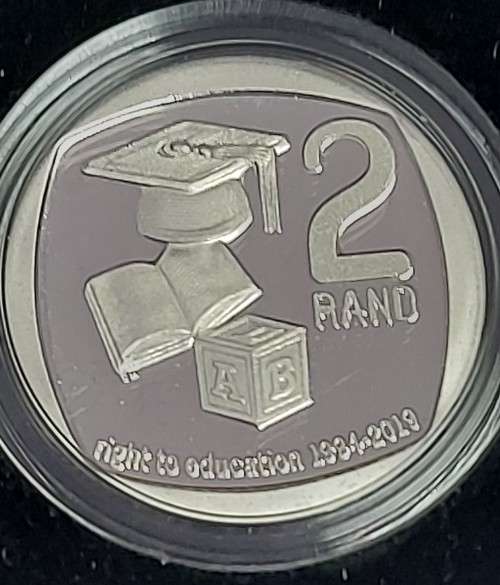 2019 Celebrating SA 25 Years Constitution Democracy 8 piece Coin Set with 1 OZ sterling silver R50