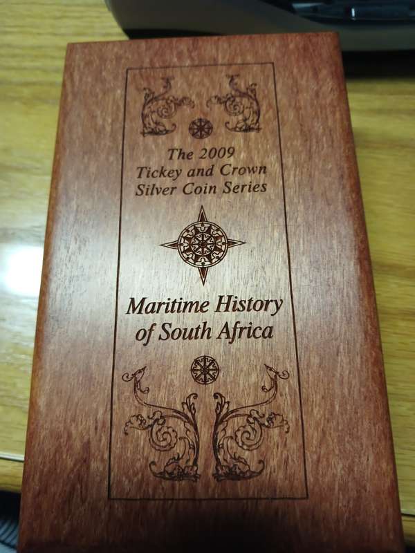 THE 2009 TICKEY AND CROWN SILVER COIN SERIES - MARITIME HISTORY OF SOUTH AFRICA-LIMITED 1000 SERIES