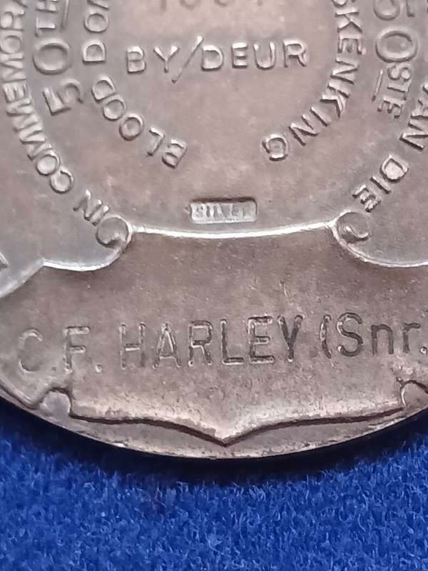 WILLIAM HARVEY (1573-1657 ) REAL SILVER 56G (92.5) MEDALLION