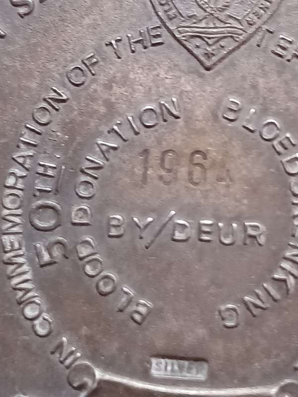 WILLIAM HARVEY (1573-1657 ) REAL SILVER 56G (92.5) MEDALLION