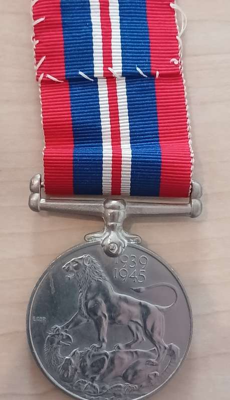2 X ENGRAVED WW2 MEDALS CA PITTAWAY WITH WAR SERVICE MEDAL CERTIFICATE