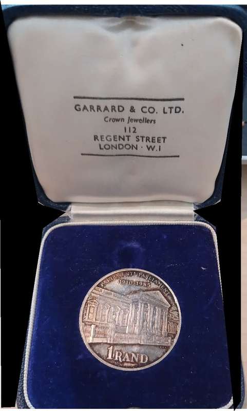 1 x 1985 SOUTH AFRICAN R1 : PARLIAMENT 1910-1985