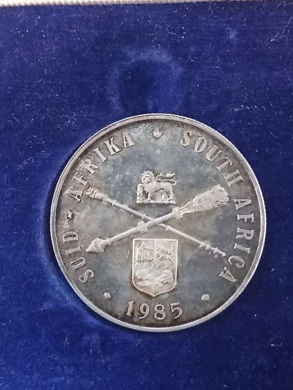 1 x 1985 SOUTH AFRICAN R1 : PARLIAMENT 1910-1985