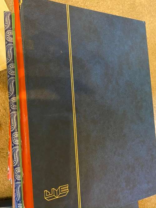 32 paged white stamp album