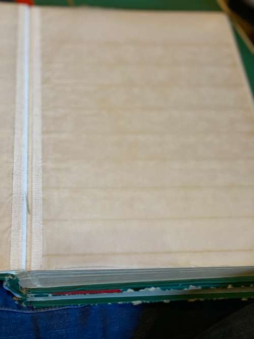 32 paged white stamp album