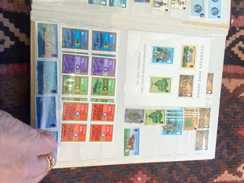 Guernsey and Isle of Man Stamp Album