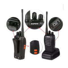 Pair of Professional Two Way Radio Walkie Talkie (2 Walkie Talkies)