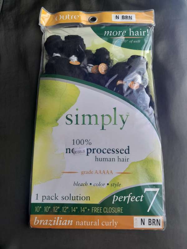 100% non-processed human hair