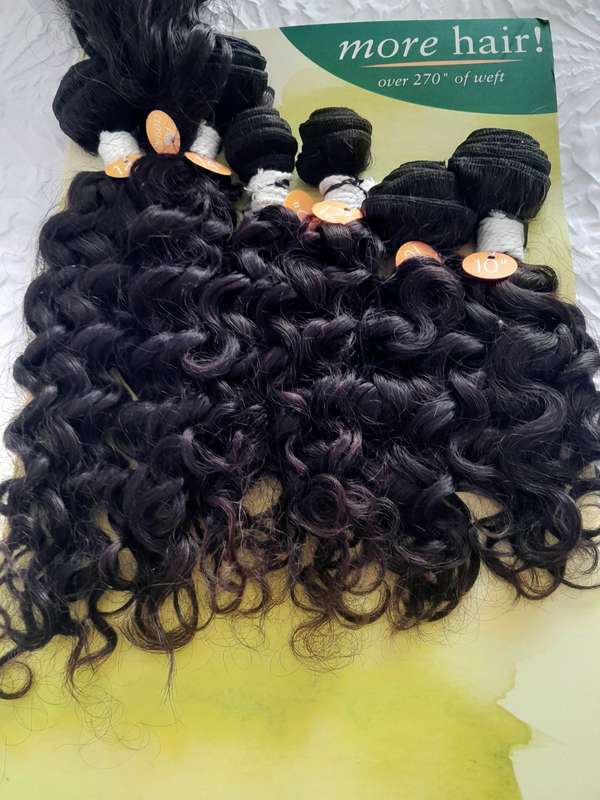 100% non-processed human hair
