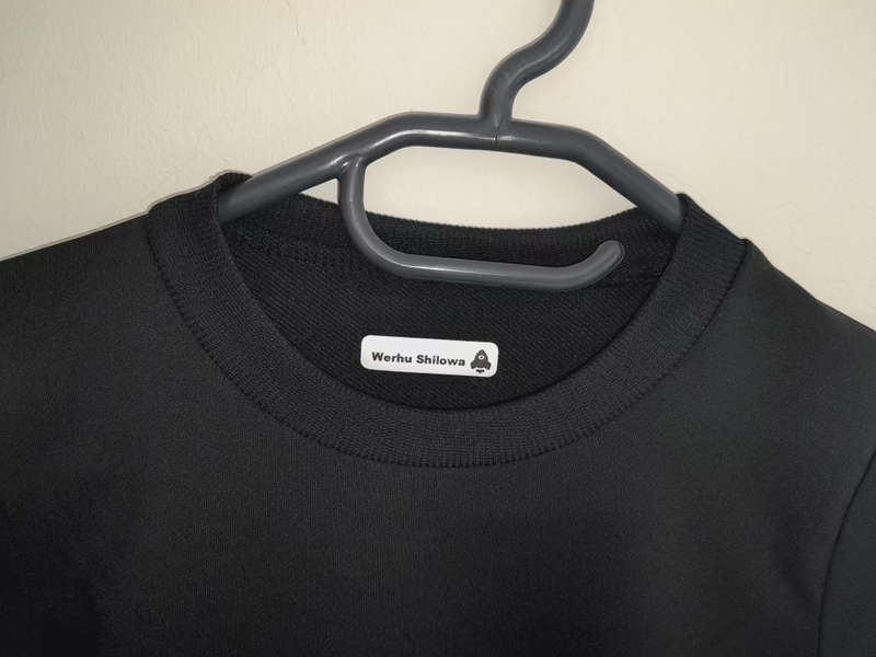 Iron on label pack