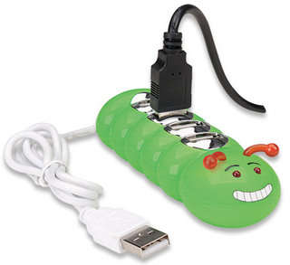 Manhattan 4-Port USB HUB Caterpillar